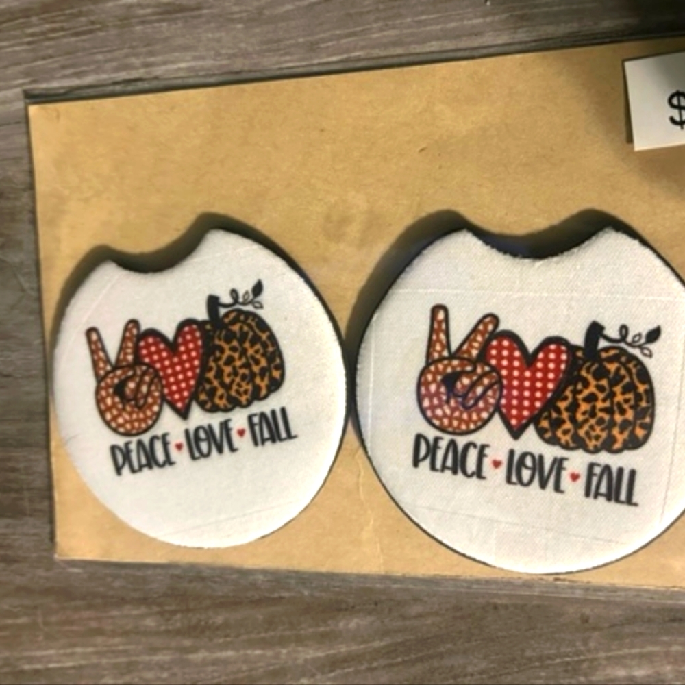 Homemade car coasters